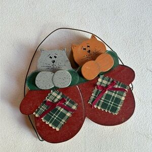 Cat Mittens VINTAGE Wall Decor